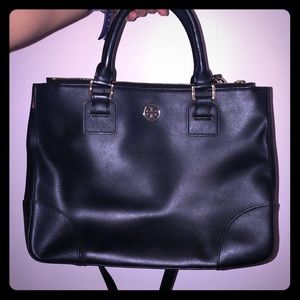 Tory Burch large black tote